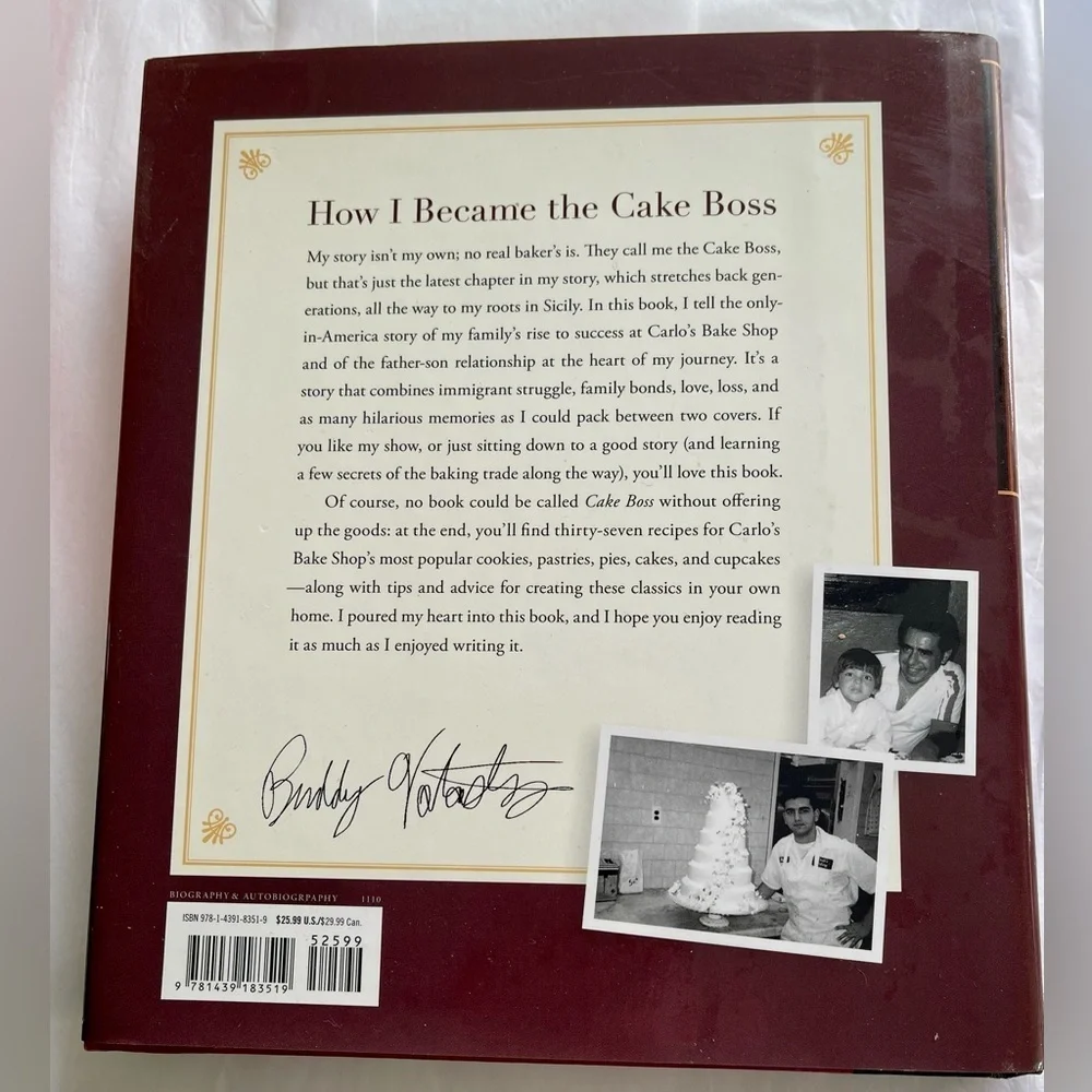 EUC! Cake Boss Cookbook Buddy Valastro